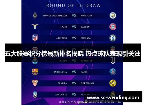 五大联赛积分榜最新排名揭晓 热点球队表现引关注